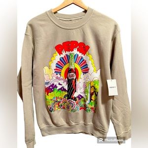 NWT Pepsi Sweatshirt, Juniors Small